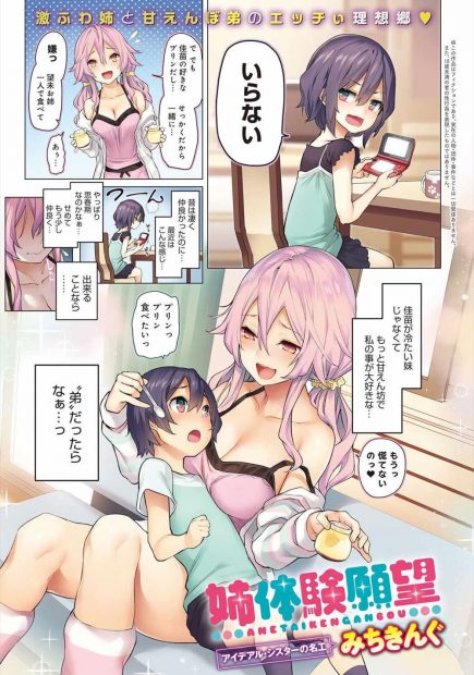 【エロ漫画】巨乳姉が妄想して妹がもしショタ弟だったら激しい近親相姦し放題なのにと頭の中でエロエロに乱れまくりながら中出しもされて逝きまくりｗｗｗ